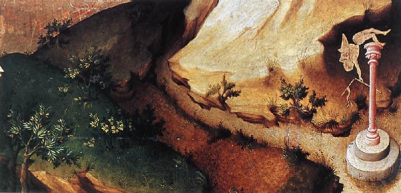 BROEDERLAM, Melchior The Flight into Egypt (detail) Germany oil painting art